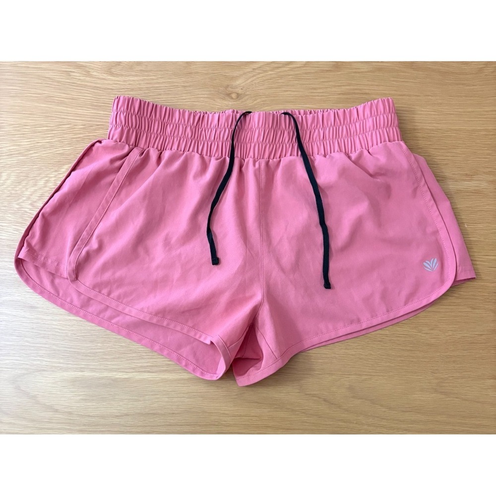 Forever 21 Women's Size Large Woven Rose Workout Shorts